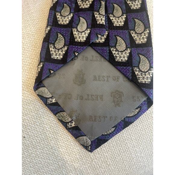 Robert‎ Talbott For Nordstrom All Silk Mens Pattern Neck Tie - Picture 2 of 4